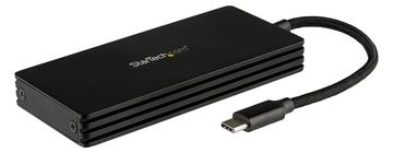 StarTech.com SM21BMU31CI3 M.2 SSD-Gehäuse für M.2-SATA-Laufwerke (USB 3.1 G - USB-C - tragbares externes M.2-Gehäuse) von LumaTech