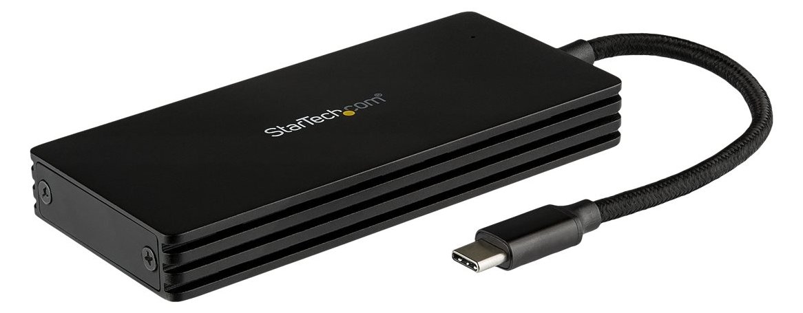 StarTech.com SM21BMU31CI3 M.2 SSD-Gehäuse für M.2-SATA-Laufwerke (USB 3.1 G - USB-C - tragbares externes M.2-Gehäuse)
