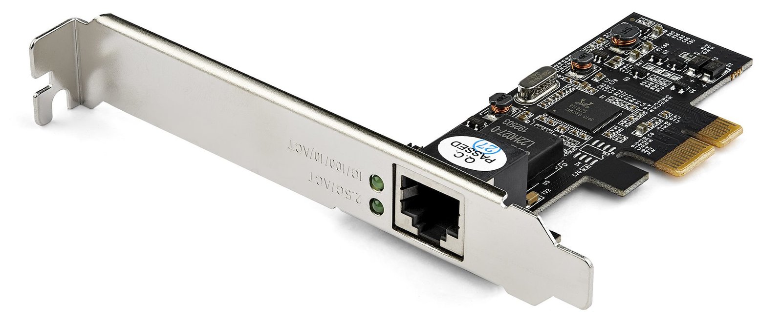 StarTech.com ST2GPEX PCI Express Netzwerkkarte (1 Port,  2.5Gbps 2.5GBASE-T, PCIe LAN Adapter Karte)