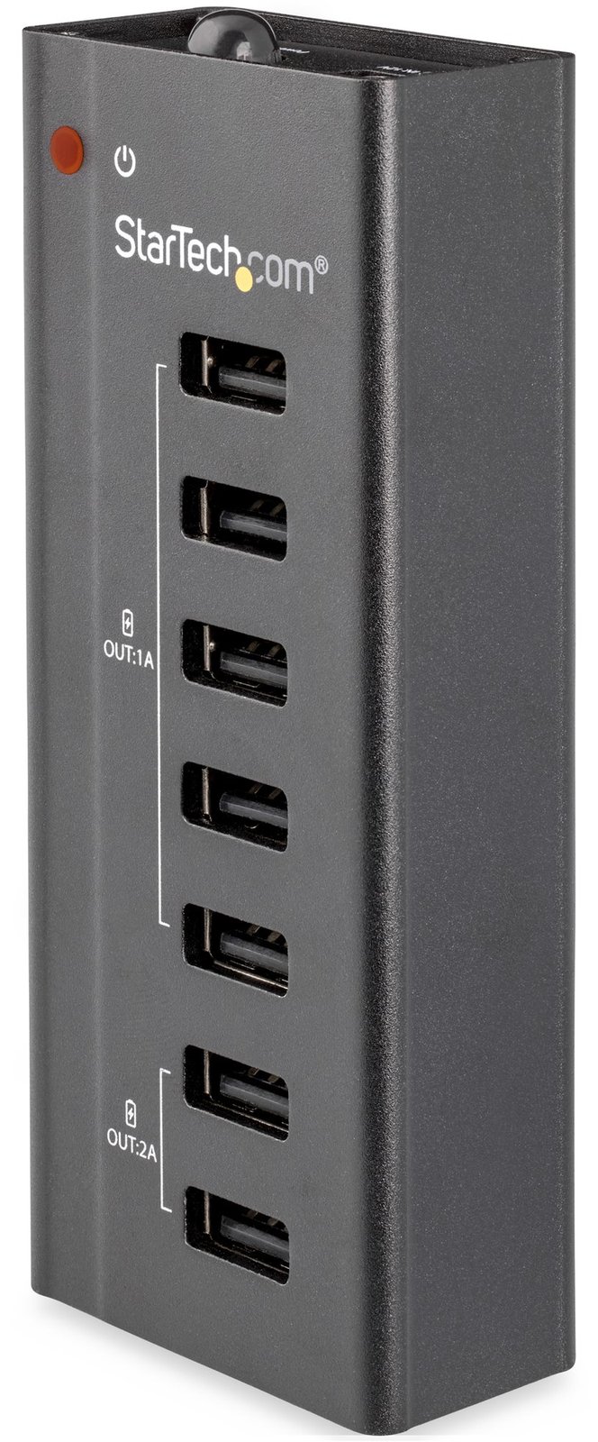 StarTech.com ST7C51224EU USB Ladestation (7 Ports, 5x 1A Ports & 2x 2A Ports, Standalone