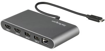 StarTech.com Thunderbolt 3 Mini Dock - Mobile TB3-Dockingstation mit dual Monitoren, HDMI 4K 60 Hz von LumaTech
