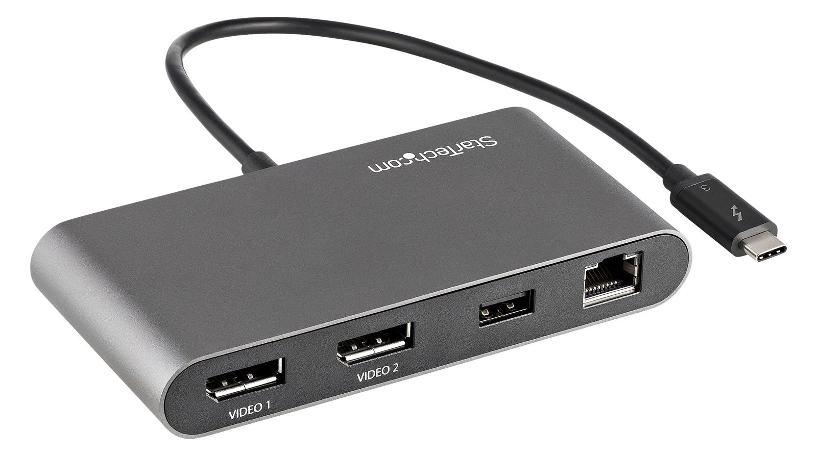 StarTech.com Thunderbolt 3 Mini Dock - Tragbare TB3-Dockingstation mit dual Monitoren und DP 4K 60 Hz