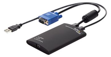 StarTech.com Tragbarer KVM Konsolen auf USB 2.0 Laptop Adapter von LumaTech