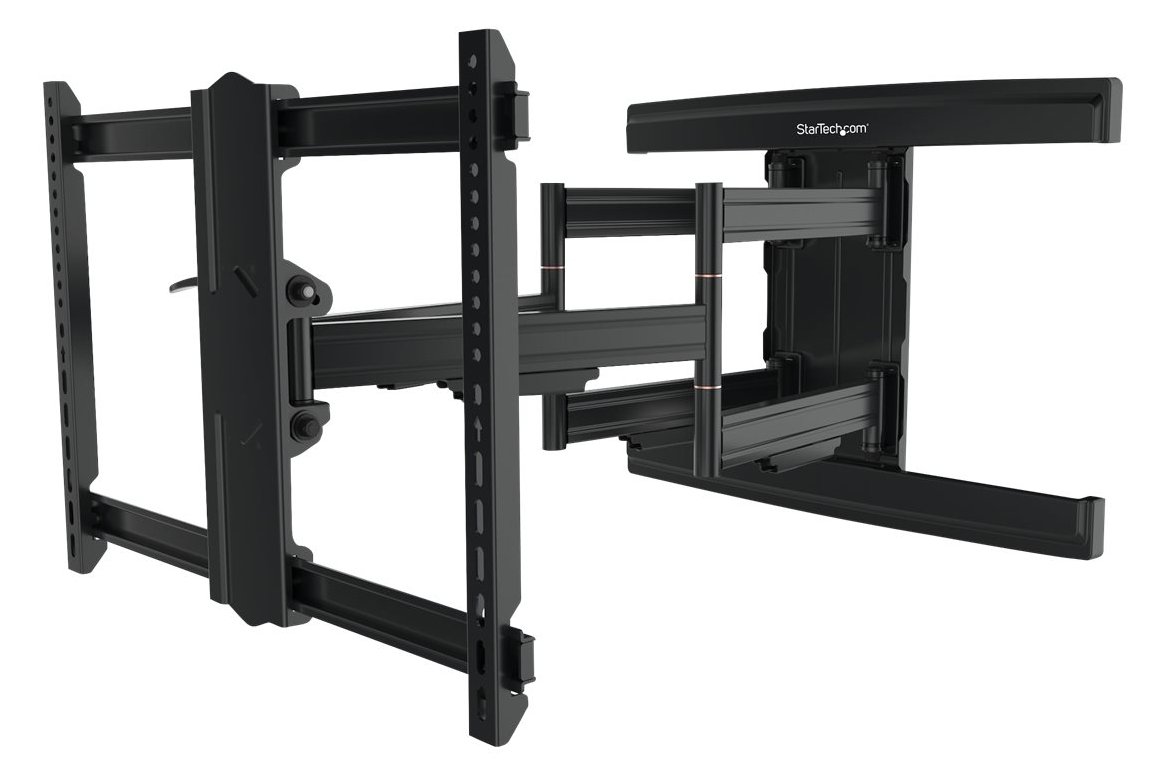 StarTech.com TV Wall Mount supports up to 100 inch VESA Displays, Low Profile Full Motion TV Wall