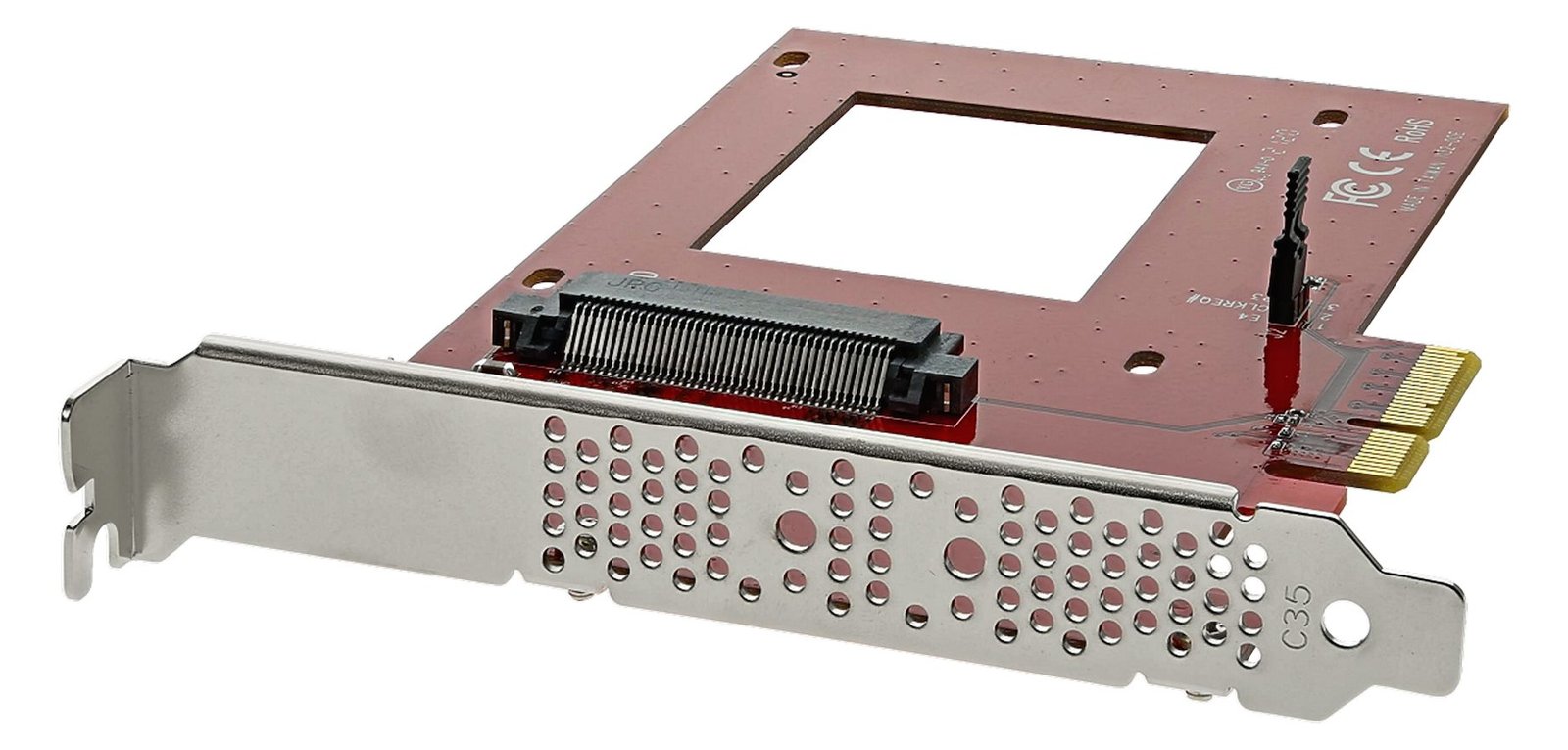 StarTech.com U.2 auf PCIe Adapter für 2,5 U.2 NVMe SSD - SFF 8639 - 4x PCI Express 3.0 - NVMe PCIe Adapter