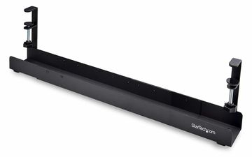 StarTech.com Under Desk Cable Management Tray, Clamp-on Installation - Schwarz von LumaTech