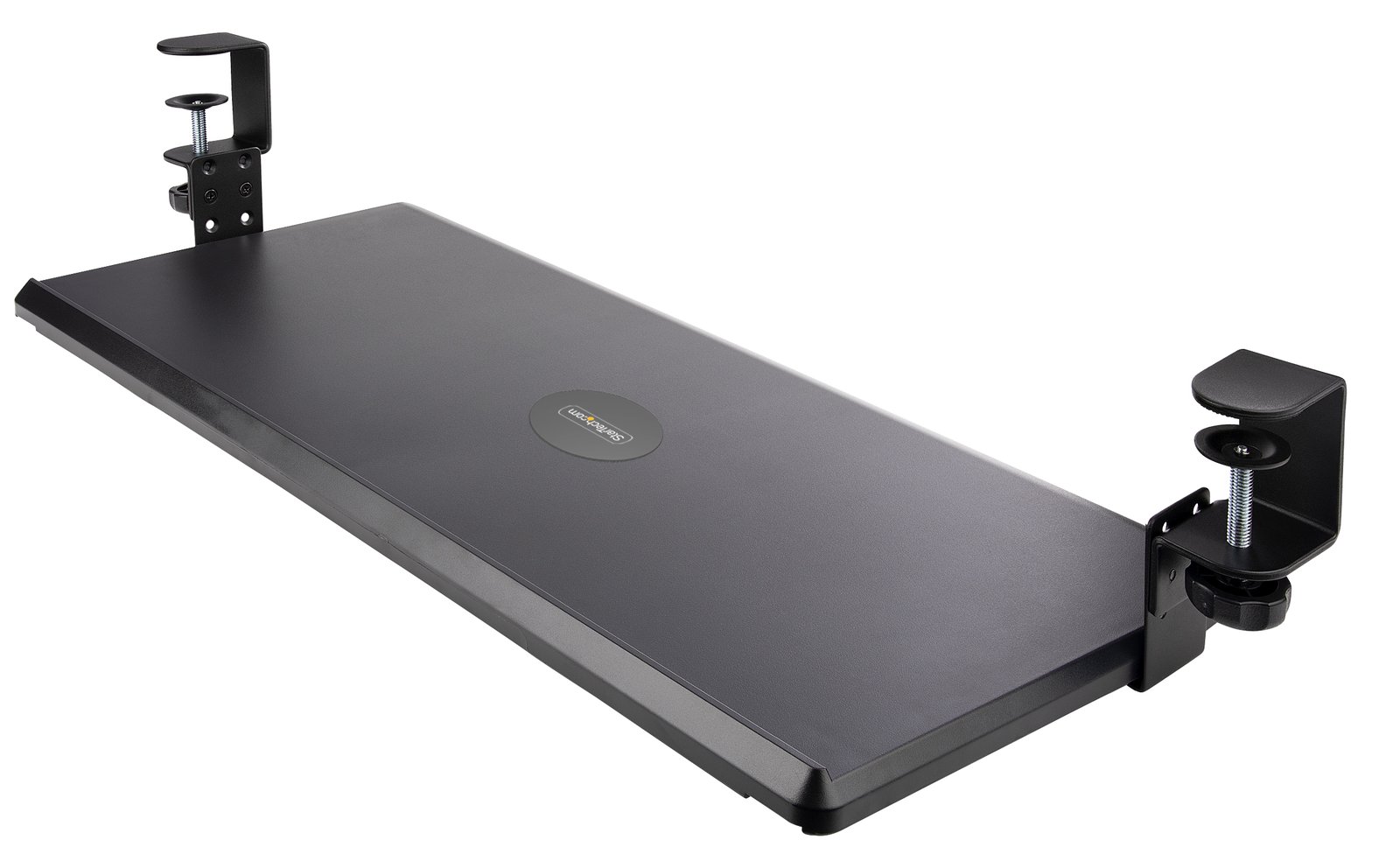 StarTech.com Under-Desk Keyboard Tray, Clamp-on Keyboard Holder, Supports up to 12kg (26.5lb)