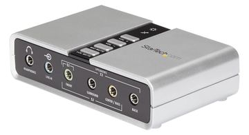 StarTech.com USB 2.0 Soundbox 7.1 Adapter - externe USB Soundkarte mit SPDIF Didital Audio von LumaTech