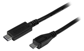 StarTech.com USB 2.0 USB-C auf Micro-B Kabel - 1m - USB C zu Micro B Anschlusskabel - USB-Kabel - USB-C (M) von LumaTech