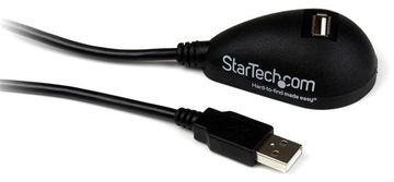 StarTech.com USB 2.0 Verlängerung 1,5m mit Dockingstation - USB-A Verlängerungskabel Stecker auf Buchse von LumaTech