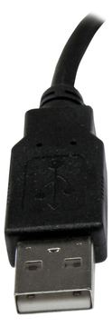 StarTech.com USB 2.0 Verlängerung 15cm - USB-A Verlängerungskabel Stecker auf Buchse - Schwarz - USB von LumaTech