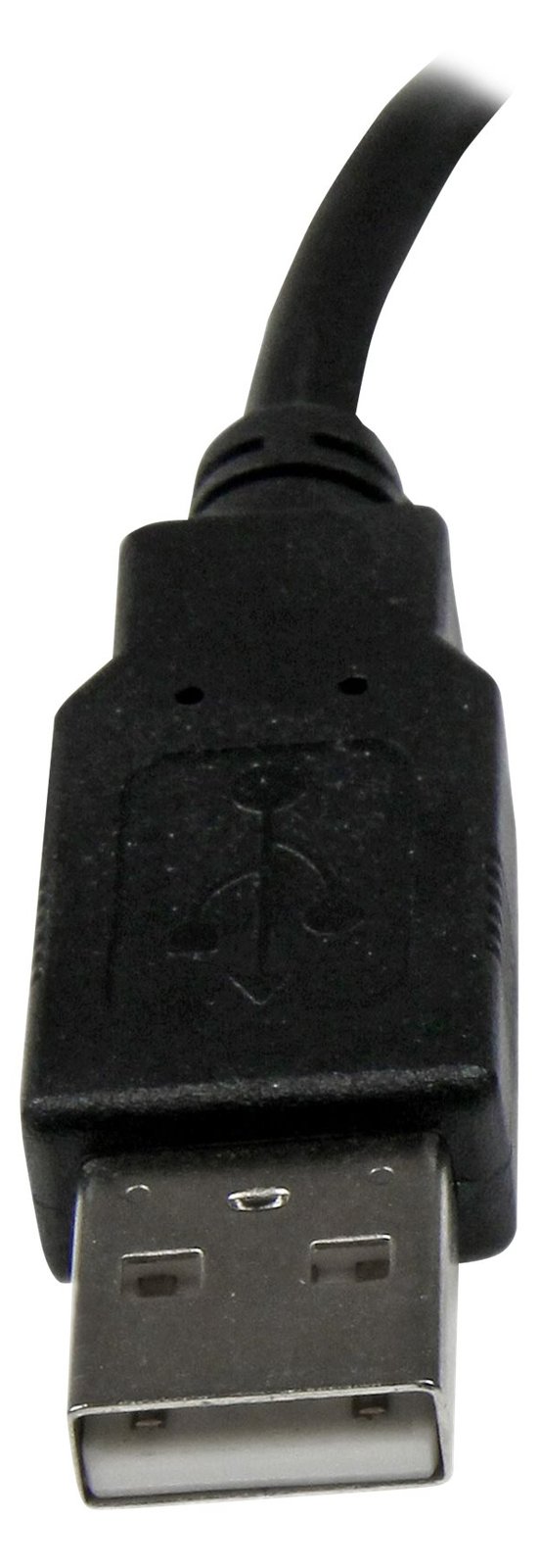 StarTech.com USB 2.0 Verlängerung 15cm - USB-A Verlängerungskabel Stecker auf Buchse - Schwarz - USB