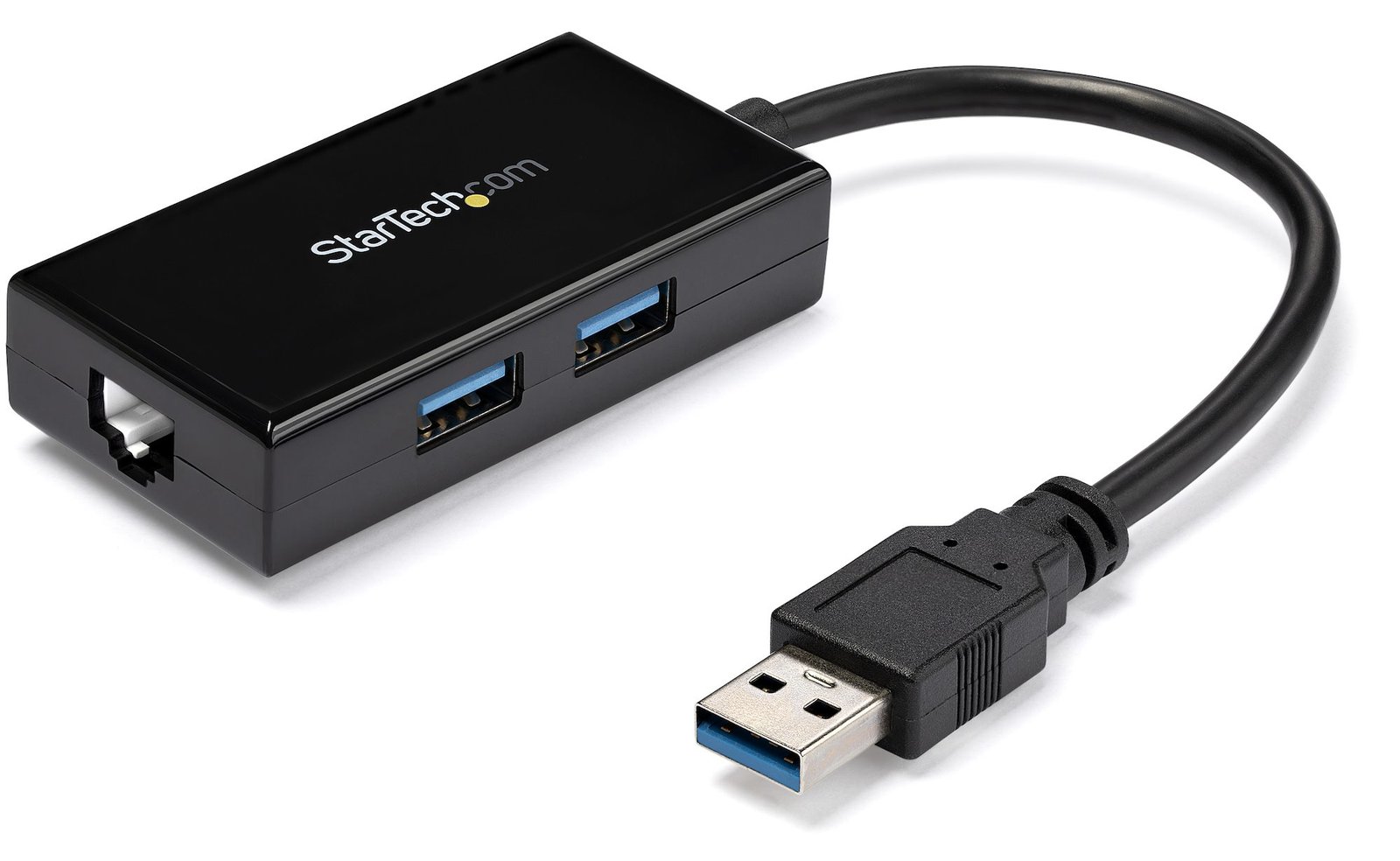 StarTech.com USB 3.0 auf Gigabit Netzwerk Adapter mit 2 Port USB Hub - Native Treiber-Unterstützung