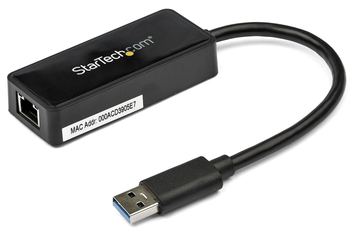 StarTech.com USB 3.0 SuperSpeed auf Gigabit Ethernet Lan Adapter mit USB Port - Schwarz von LumaTech