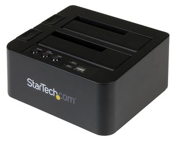StarTech.com USB 3.1 (10 Gbit/s) Duplizierer Dockingstation für 2,5 & 3,5 SATA SSD/HDD Laufwerke - Clone / Kopier von LumaTech