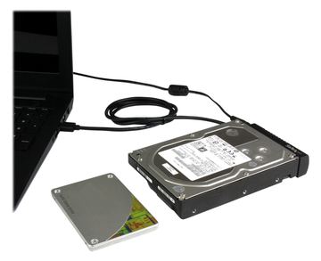 StarTech.com USB 3.1 (10Gbit/s) Adapter Kabel für 2,5 und 3,5 SATA SSD/HDD Laufwerke - Unterstützt SATA III von LumaTech
