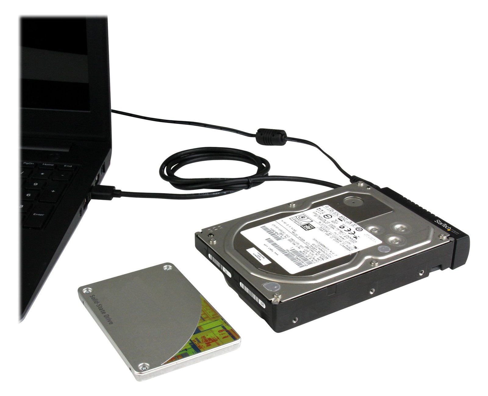StarTech.com USB 3.1 (10Gbit/s) Adapter Kabel für 2,5 und 3,5 SATA SSD/HDD Laufwerke - Unterstützt SATA III