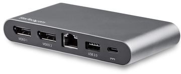StarTech.com USB C Dock, 4K Dual Monitor DisplayPort, Mini Laptop Docking Station, 100W Power Delivery Passthrough von LumaTech