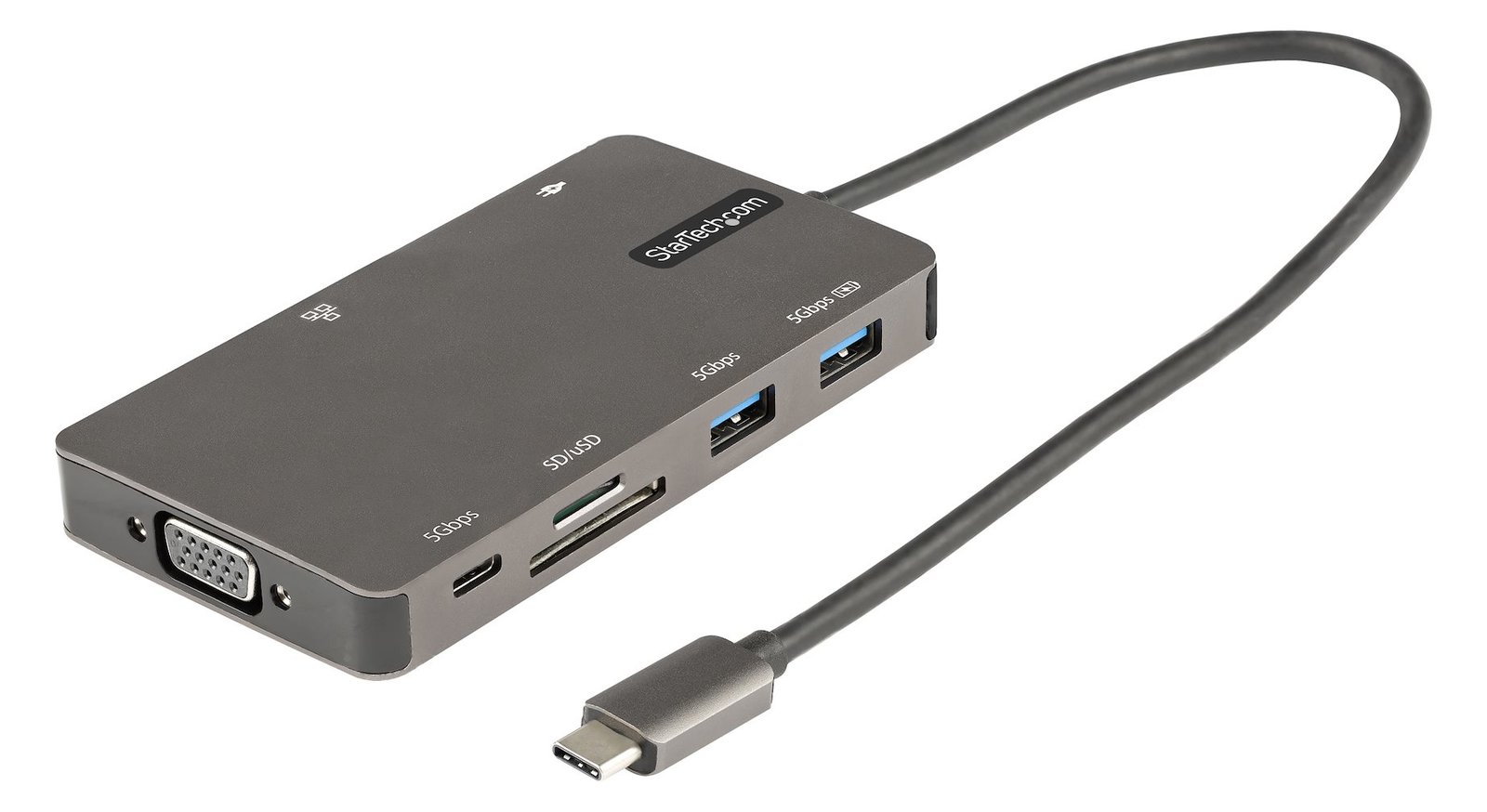 StarTech.com USB C Multiport Adapter - USB C auf HDMI 4K 30Hz/VGA Reiseadapter/Docking station
