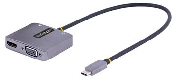 StarTech.com USB C Video Adapter, USB C to HDMI VGA Multiport Adapter w/ 3.5mm Audio Output, 4K 60Hz, HDR von LumaTech
