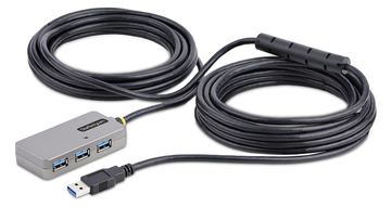 StarTech.com USB Extender Hub, 10m USB 3.0 Extension Cable with 4-Port USB Hub, Active/Bus Powered USB Repeater Cable von LumaTech