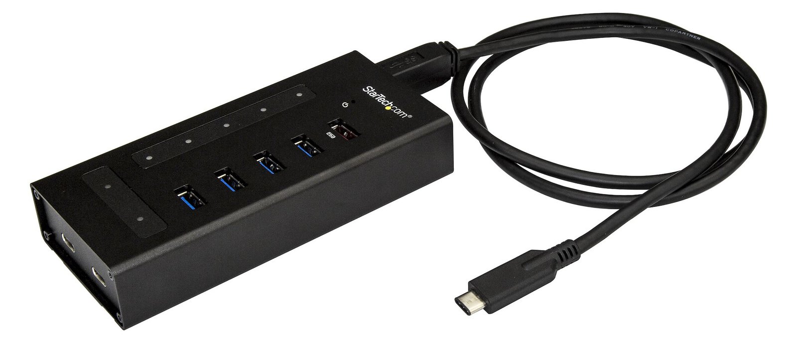 StarTech.com USB Hub 7 Port - Metall - USB-A zu 3x USB-C und 1x USB-C