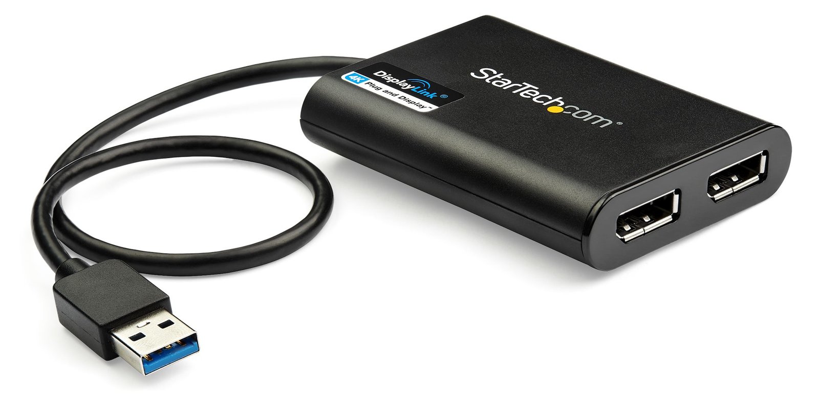 StarTech.com USB to Dual DisplayPort Adapter - 4K 60Hz - USB 3.0 (5Gbps)