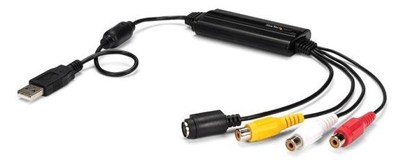 StarTech.com USB Video Capture Adapter Cable, S-Video/Composite to USB 2.0 SD Video Capture Device Cable, TWAIN Support