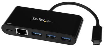 StarTech.com USB-C auf Ethernet Adapter mit 3 Port USB 3.0 Hub und Stromversorgung von LumaTech