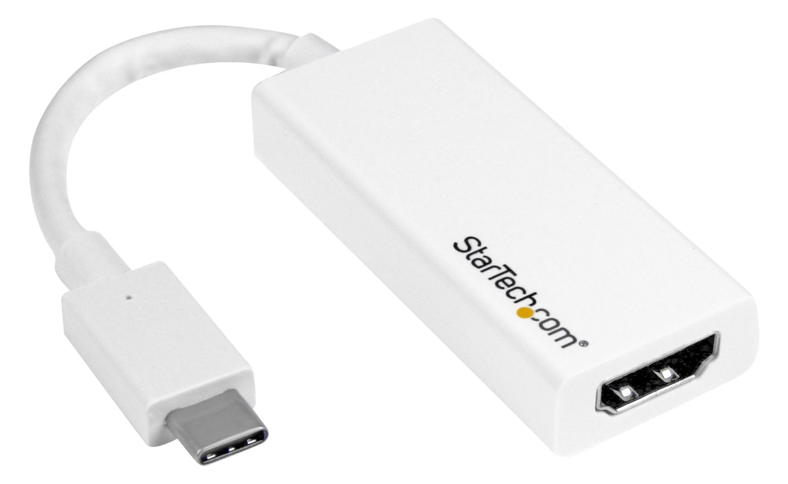 StarTech.com USB-C auf HDMI Adapter - Thunderbolt 3 kompatibel - Weiß - 4K 60Hz