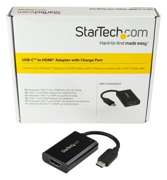 StarTech.com USB-C auf HDMI Adapter mit USB Stromversorgung - Schwarz von LumaTech