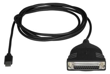 StarTech.com USB-C auf Parallel Druckerkabel - USB zu DB25 - Druckerkabel Adapter - USB C Druckerkabel - Bus Powered von LumaTech