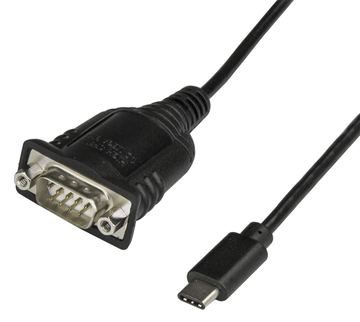 StarTech.com USB-C auf Seriell Adapter mit COM Retention - USB C zu RS232 Kabel - USB C zu DB9 Kabel von LumaTech