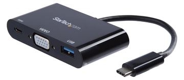 StarTech.com USB-C auf VGA Multifunktions-Adapter mit USB-A Port und Power Delivery von LumaTech