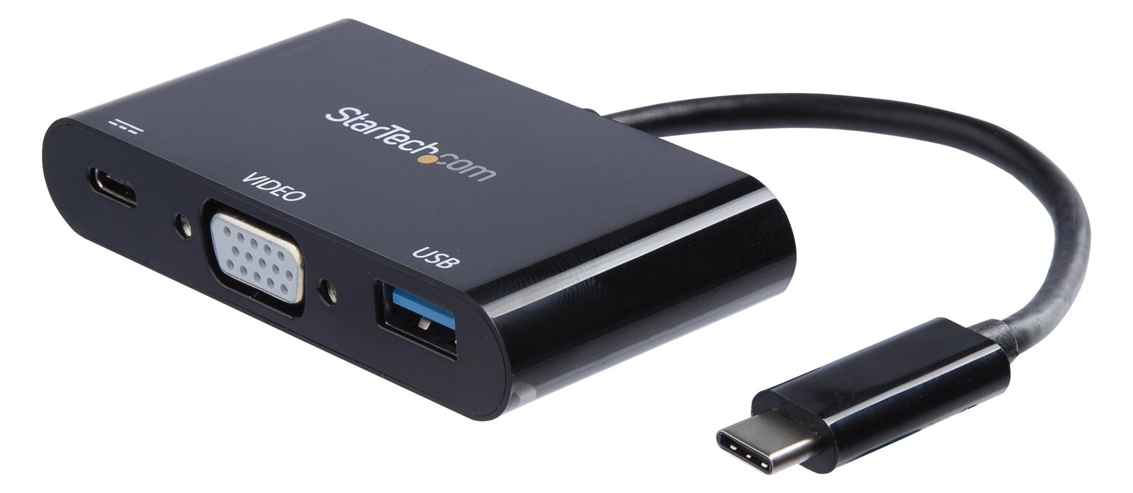 StarTech.com USB-C auf VGA Multifunktions-Adapter mit USB-A Port und Power Delivery