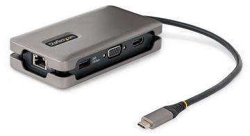 StarTech.com USB-C Multiport Adapter, HDMI/VGA, 4K 60Hz Video, 3-Port USB Hub, 100W Power Delivery Pass-Through von LumaTech