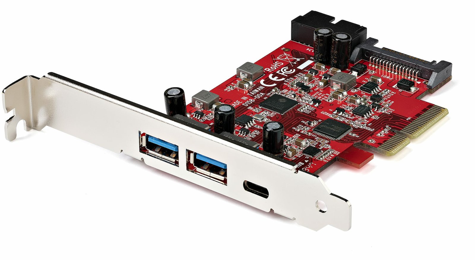 StarTech.com USB-C PCIe Karte mit 5 Ports - 10 Gbit/s USB 3.1 Gen 2 PCIe Karte mit 1x USB-C & 2x USB-A - 1x 2-Port
