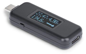 StarTech.com USB-C Power Tester, Bi-Directional Digital Voltage/Current von LumaTech