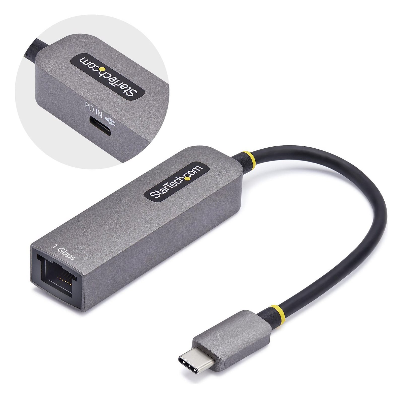 StarTech.com USB-C to Ethernet Adapter, NIC, 1Gbps