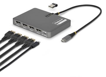 StarTech.com USB-C to Quad DP Adapter - Adapter - Digital/Daten von LumaTech