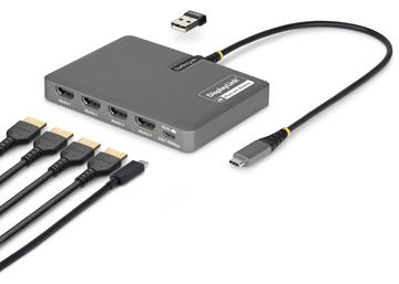 StarTech.com USB-C to Quad HDMI Adapter - Adapter - Digital/Daten von LumaTech