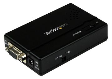 StarTech.com VGA auf Composite oder S-Video Konverter / Adapter bis zu max. 1600x1200 von LumaTech
