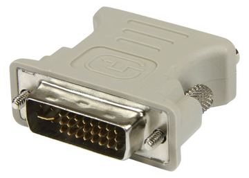 StarTech.com VGA auf DVI Monitor Adapter - St/Bu - Grau - VGA HD15 zu DVI-I Kupplung - VGA-Adapter - DVI-I (M) von LumaTech