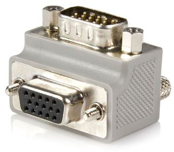 StarTech.com VGA auf VGA Kabel Adapter Typ 2 rechts gewinkelt - St/Bu - VGA-Adapter - HD-15 (VGA) von LumaTech