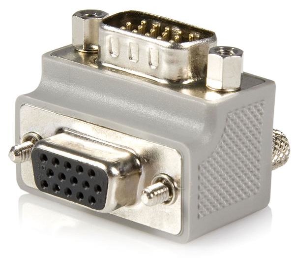 StarTech.com VGA auf VGA Kabel Adapter Typ 2 rechts gewinkelt - St/Bu - VGA-Adapter - HD-15 (VGA)