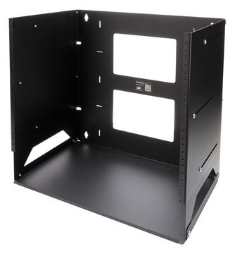 StarTech.com Wandmontage Server Rack mit Fachboden - 4HE - Anpassbar von 30,5 cm - 45,7cm - Rack (Wandbefestigung) von LumaTech