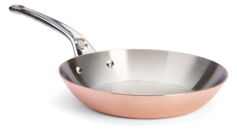 de BUYER 6224.24 - Rund - Allzweckpfanne - Edelstahl - Keine Beschichtung - Halogen - Induktion - Versiegelte Platte