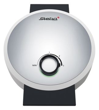 Steba WE 16 - Waffeleisen - 1 kW - Silber/Weiß von LumaTech