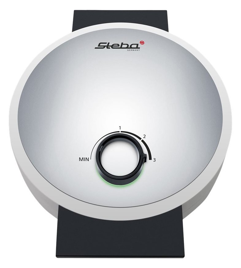 Steba WE 16 - Waffeleisen - 1 kW - Silber/Weiß
