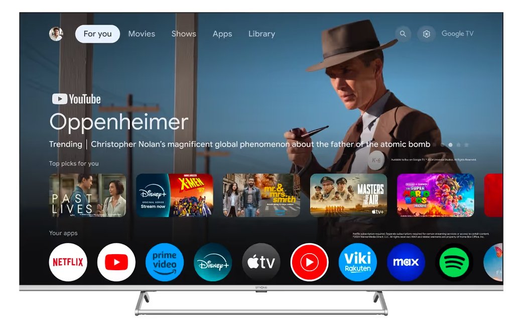 Strong SRT65UG8773C - 165,1 cm (65) - 3840 x 2160 Pixel - QLED - Smart-TV - WLAN - Metallisch - Silber - 165,1 cm - 65